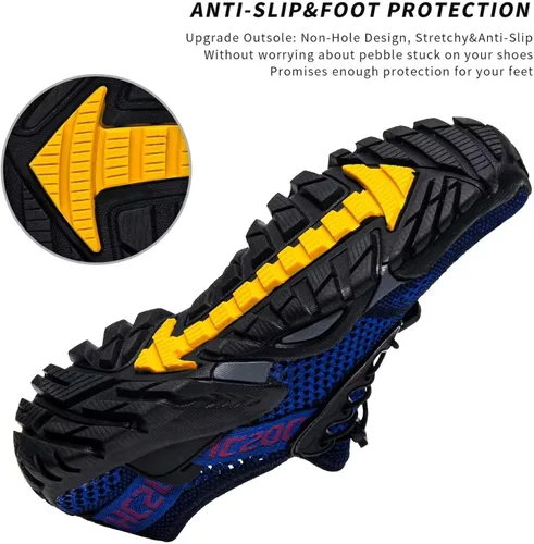 Vista 5 de SOBASO Zapatos de agua para mujeres y hombres de secado rápido para natación playa deportes acuáticos buceo senderismo vela viajes