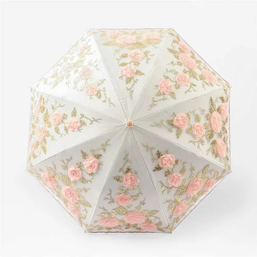 Vista 122 de Honeystore - Parasoles de encaje de flores para fiesta de boda, paraguas nupcial de encaje