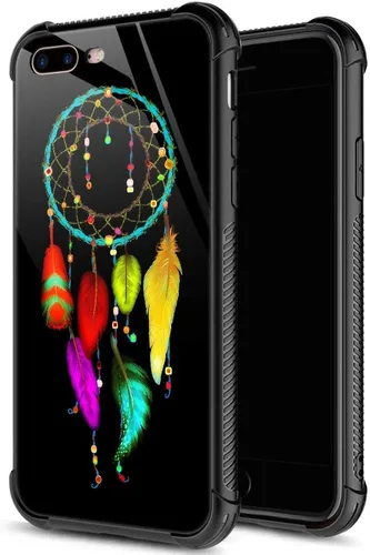 Vista 18 de ZHEGAILIAN Funda para iPhone 7/8 Plus, protección de grado militar, esquinas a prueba de golpes, funda antiarañazos para iPhone 7/8 Plus, girasol
