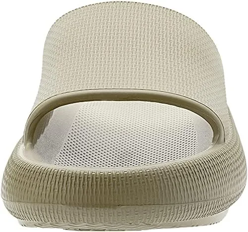 Vista 3 de BRONAX Pantuflas Cloud para mujeres y hombres Pantuflas de almohada sandalias de baño Extremadamente cómodas Suela gruesa acolchada