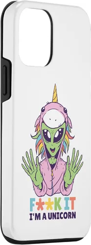 Vista 3 de Funda para iPhone 12 mini LGBTQ Alien F I I'm A Unicorn Rainbow Outer Space Gay Pride