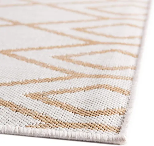 Vista 6 de Jill Zarin Outdoor Collection - Alfombra de área - Turcas y Caicos (2' 2" x 3' 1" Rectángulo Beige/Marrón)