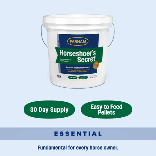 Vista 9 de Farnam Horseshoer's Secret - Suplementos de biotina y pezuñas peleadas, fórmula rica en nutrientes con aminoácidos y ácidos grasos, minerales