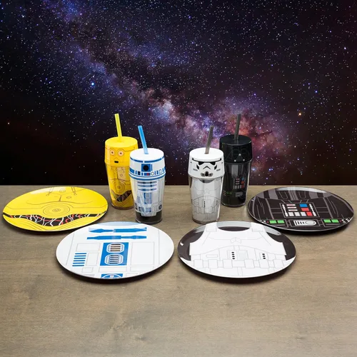 Vista 3 de Zak Designs Star Wars - Vaso de viaje de 14 onzas, Darth Vader