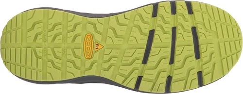 Vista 4 de KEEN Utility Zapatillas de trabajo industriales Vista Energy de baja altura con punta compuesta para hombre, ImánGreen Glow, 10.5 Wide