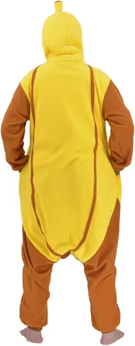 Vista 5 de vavalad Pijama de plátano para adultos, disfraz de fiesta de Halloween, Navidad, juego de rol, disfraz de cosplay para mujeres y hombres
