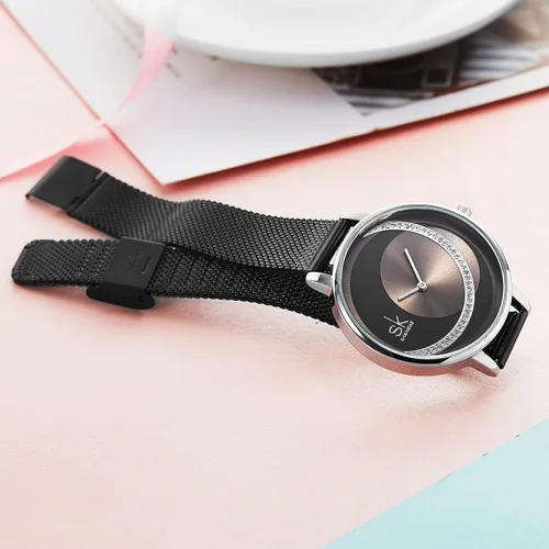 Vista 8 de SHENGKE Minimalist Watch (Love Me Tender Love Me Home) Casual Fashion Wrist Watch