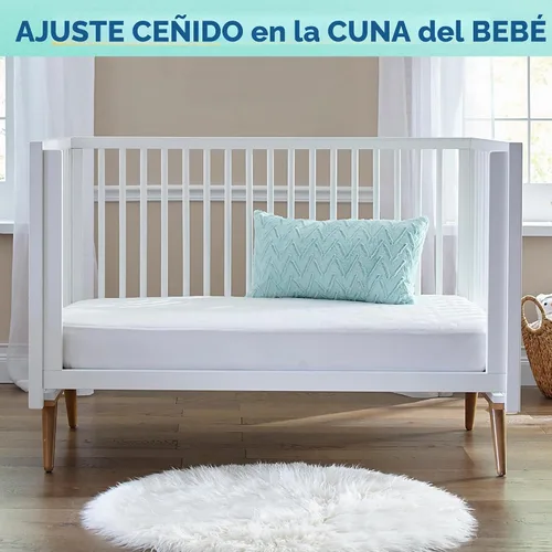 Vista 9 de Sealy Baby Colchón híbrido acogedor y transpirable para cuna, certificado GREENGUARD Gold, fabricado en Estados Unidos, espuma refrescante, 2