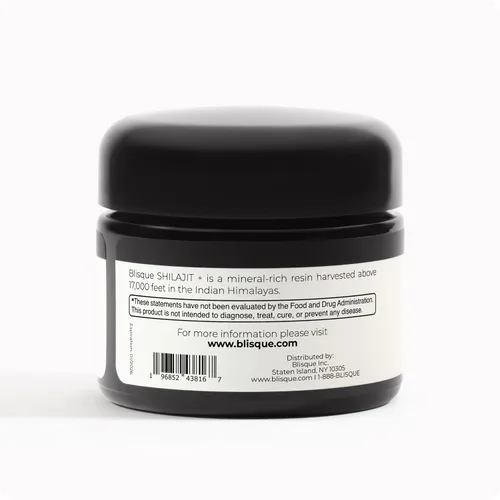 Vista 10 de Blisque – Suplemento de resina de shilajit orgánico puro del Himalaya Auténtico y natural Grado A dorado Contiene ácido fúlvico