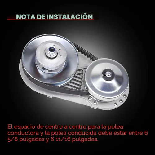 Vista 5 de BLACKHORSE-RACING 3 correas de transmisión Go Kart serie 30 reemplazan a Manco 5959 / Comet 203589