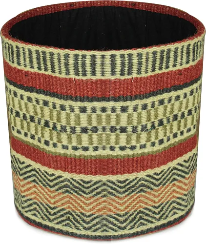 Vista 21 de Cesta de Maceta de Yute Resistente, Cesta Tejida Moderna, Maceta para Flores, Maceteros de Interior para Suelo, Cesta Organizadora de Almacenamiento