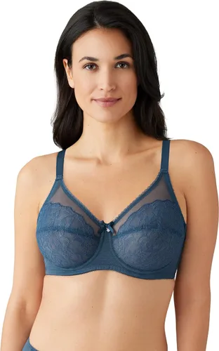Vista 8 de Wacoal Brasier con aros retro chic para mujer, 855186 Albaricoque (Apricot Blush)