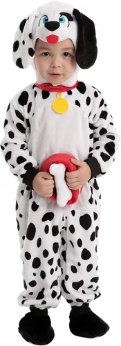 Vista 4 de Spooktacular Creations Halloween Toddler Dalmatian Costume for Kids, Baby Halloween Dress Up Party