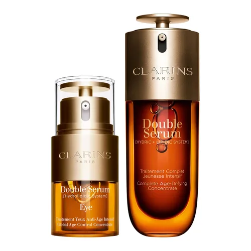 Vista 20 de Clarins DOBLE SÉRUM Suero Facial Antienvejecimiento Visiblemente Reafirma, Suaviza, Aumenta la Radiancia y Refina los Poros Hidratación 24H
