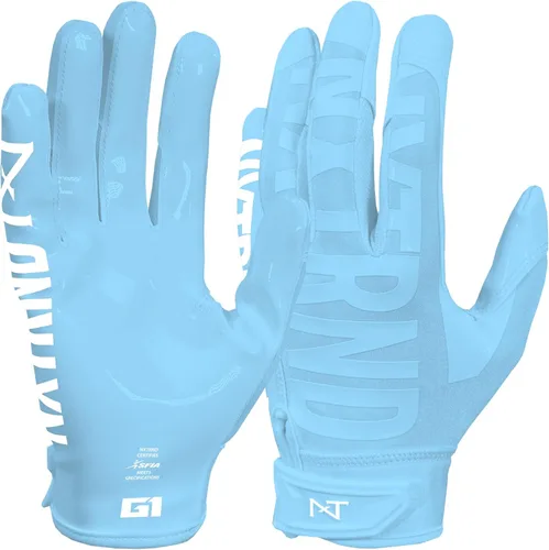 Vista 8 de Nxtrnd G1 Pro - Guantes de fútbol americano para hombre, guantes de receptor pegajosos para adultos