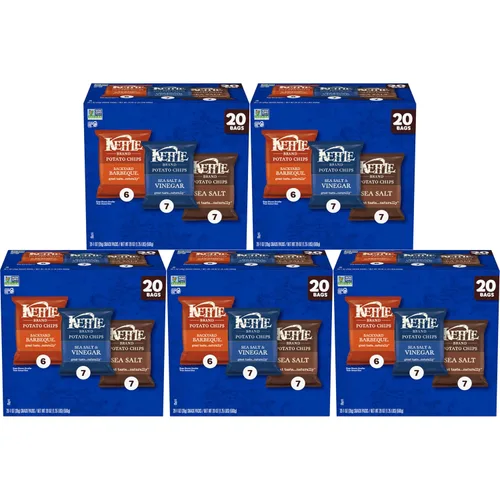 Vista 15 de Kettle Brand Papas Fritas, Backyard Barbeque Kettle Chips, Bolsa de Aperitivos, 1.5 Oz