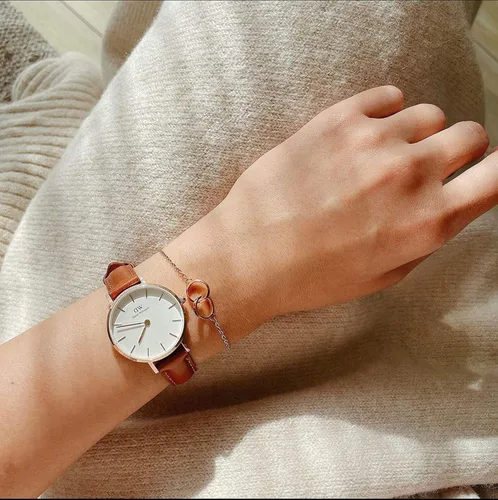 Vista 6 de Daniel Wellington Classic - Pulsera fina (satinado), color blanco