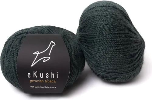 Vista 47 de 100% Hilo de Alpaca Baby para Tejer y Ganchillo - 1 Cono de Hilo Premium DK - Ligero, Hipoalergénico y Térmico Hecho en Perú - Ideal para Proyectos