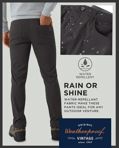 Vista 6 de Weatherproof Vintage Pantalones cargo para hombre Pantalones cargo casuales para hombre, pantalones de senderismo para hombre, pantalones
