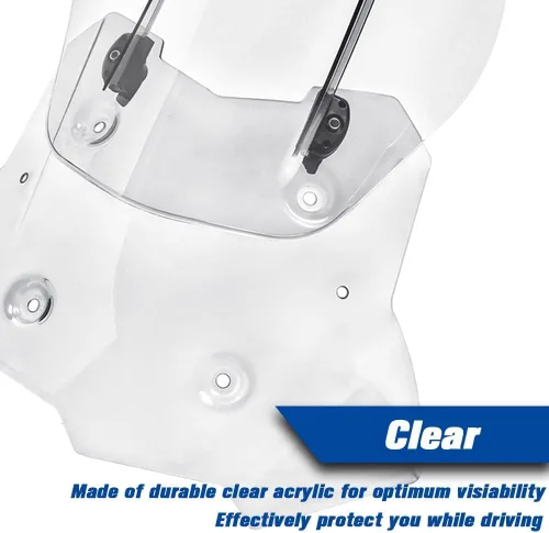 Vista 2 de Deflector de viento ajustable para motocicleta, compatible con B.M.W F750GS F850GS F 750 GS F 850 GS 2018-2023 F800GS 2024 2025 Protector