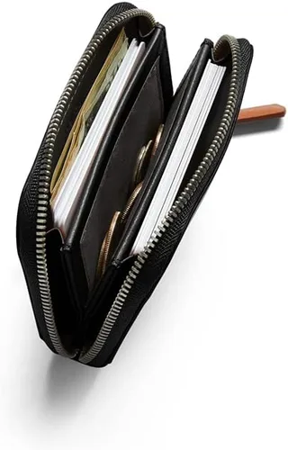 Vista 4 de Bellroy Folio Mini - (calma, moneda), Negro -, Cartera RFID