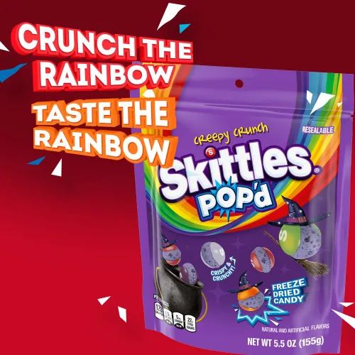 Vista 4 de Skittles Pop'd Halloween Blend 5.5 onzas cada uno