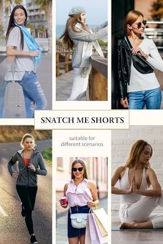 Vista 7 de SHAPSHE Faja moldeadora para levantamiento de glúteos para mujer, pantalones cortos con control de abdomen, calzones moldeadores de cuerpo, cintura