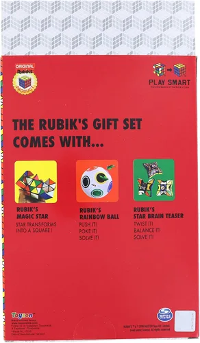 Vista 2 de Rubiks - Juego de regalo de 3 piezas Estrella mágica Bola arcoíris Spinner