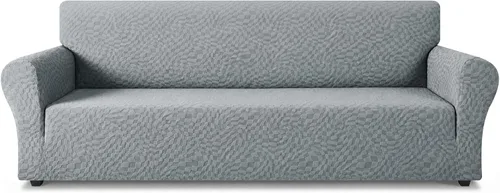 Vista 71 de ZNSAYOTX 1 Funda de silla Jacquard para sala de estar, funda de silla de alta elasticidad con brazos, antideslizante, apta para mascotas, funda