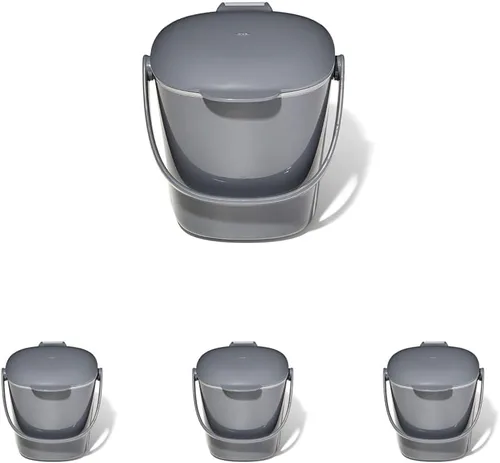 Vista 15 de OXO Good Grips - Contenedor de compost fácil de limpiar, carbón (1,75 galones)