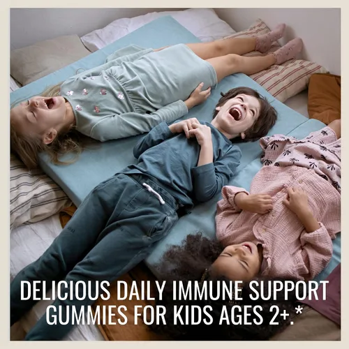Vista 3 de Nature's Way Sambucus - Gomitas de saúco y gomitas de saúco Sambucus para niños, gomitas de apoyo inmunológico, delicioso sabor a bayas, 60 gomitas