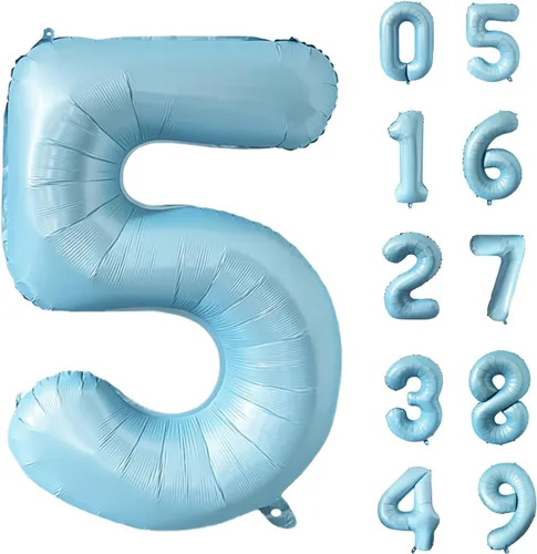 Vista 141 de Globos gigantes de helio de aluminio de 40 pulgadas, color negro, globos digitales grandes del número 0 para decoración de fiesta de cumpleaños