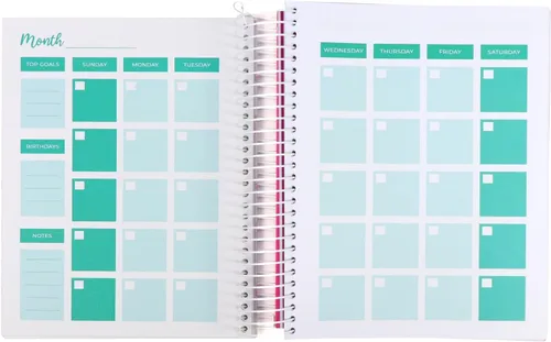 Vista 5 de Nurse Sugar The Nursing Student Planner Agenda diaria "sin fecha" para estudiantes de enfermería