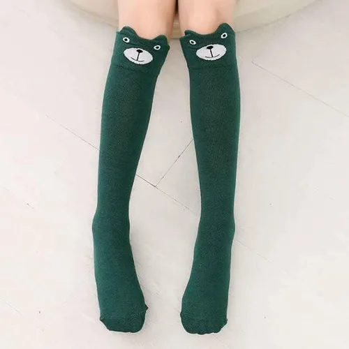 Vista 3 de Cute Tube Socks, Girls Knee Socks, Fun Socks For Girls or Teens, cute animal socks Fox Cat Deer Fawn Bear