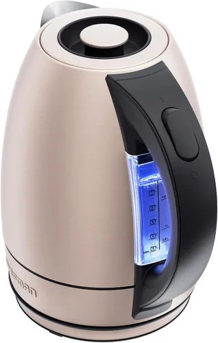 Vista 11 de Chefman Hervidor eléctrico, hervidor eléctrico de acero inoxidable de 1.8 litros con apagado automático, luces LED, protección para hervir y secar