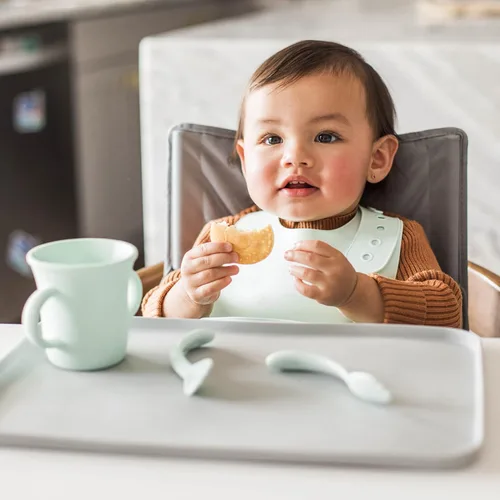 Vista 7 de green sprouts Unisex Baby Silicone Scoop Bib