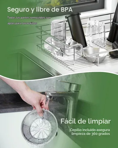 Vista 8 de SIFENE Máquina exprimidora centrífuga compacta de 350 W, canal de 2.5