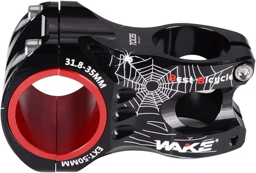 Vista 3 de Aleación de aluminio MTB vástago 1.378 in 1.969 in 0 grados para la mayoría de bicicletas, bicicleta de carretera, MTN, BMX, equipo Fixie, ciclismo