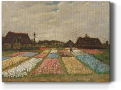 Vista 27 de Renditions Gallery Vincent Van Gogh Impreso Flores de almendra, famosa reproducción de pintura, lienzo de alta calidad envuelto en galería, listo