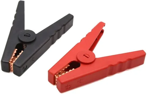 Vista 2 de RANIT Par 50A Batería de Coche Aislado Positivo Negativo Electrodo Alligator Clip