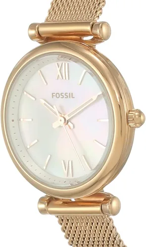 Vista 4 de Fossil Carlie Mini Reloj casual de cuarzo de acero inoxidable para mujer