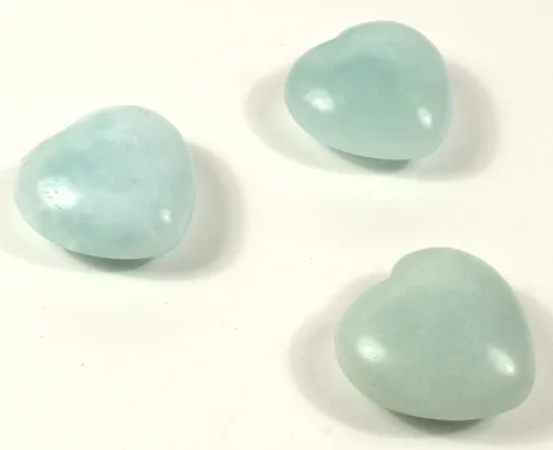 Vista 6 de 1PC Aguamarina Corazón Natural Azul Lechoso Berilo Piedra Preciosa Cristal Mineral Coleccionable Decoración Espécimen Reiki - Brasil