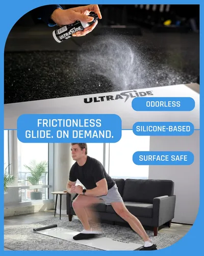 Vista 5 de Pulidor de Tablero Deslizante - Spray y Lubricante para Tablero Deslizante de Hockey para Deslizamiento sin Fricción - Spray de Silicona Premium