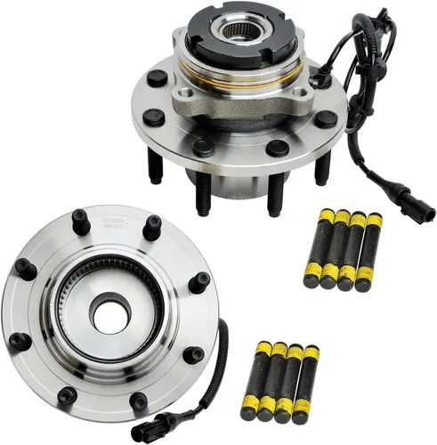 Vista 131 de Detroit Axle - Rotores de freno para Ford 2013-2019 Explorer Taurus Flex Lincoln MKT MKS, rotores de freno de disco ranurados perforados de repuesto