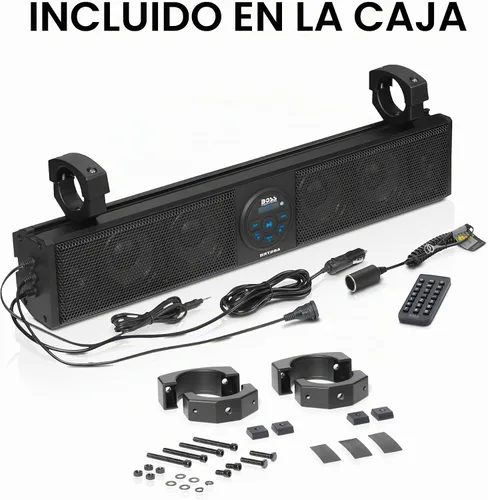 Vista 6 de BOSS Audio Systems BRT26A - Barra de sonido ATV UTV de 26 pulgadas de ancho, altavoces de 4 pulgadas, tweeters de cúpula suave de 1 pulgada, rango