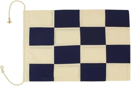 Vista 14 de Hampton Nautical Letra F Bandera de tela náutica del alfabeto, letra S