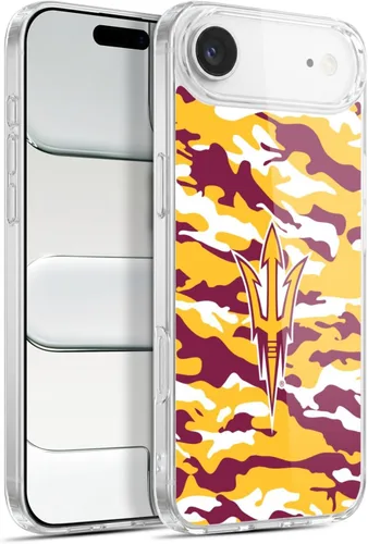 Vista 123 de Head Case Designs Funda de gel ASU Camou con licencia oficial de la Universidad Estatal de Arizona [protección de grado militar] compatible
