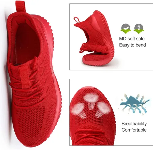 Vista 4 de Tenis de correr para hombre, ligeros, transpirables, informales, suela suave