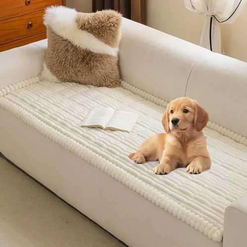 Vista 10 de MYSKY HOME Fundas de sofá para sofá de 2 cojines, funda de sofá para perros, fundas de sofá para mascotas lavables, fundas de sofá suaves