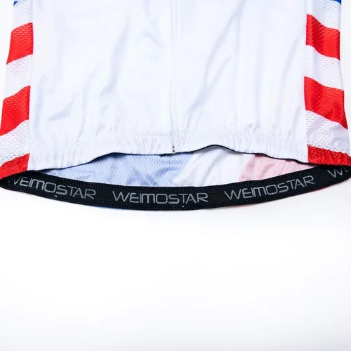 Vista 89 de Weimostar Hombre Ciclismo Jersey Manga Corta Bicicleta Ropa Multicolor Diamante